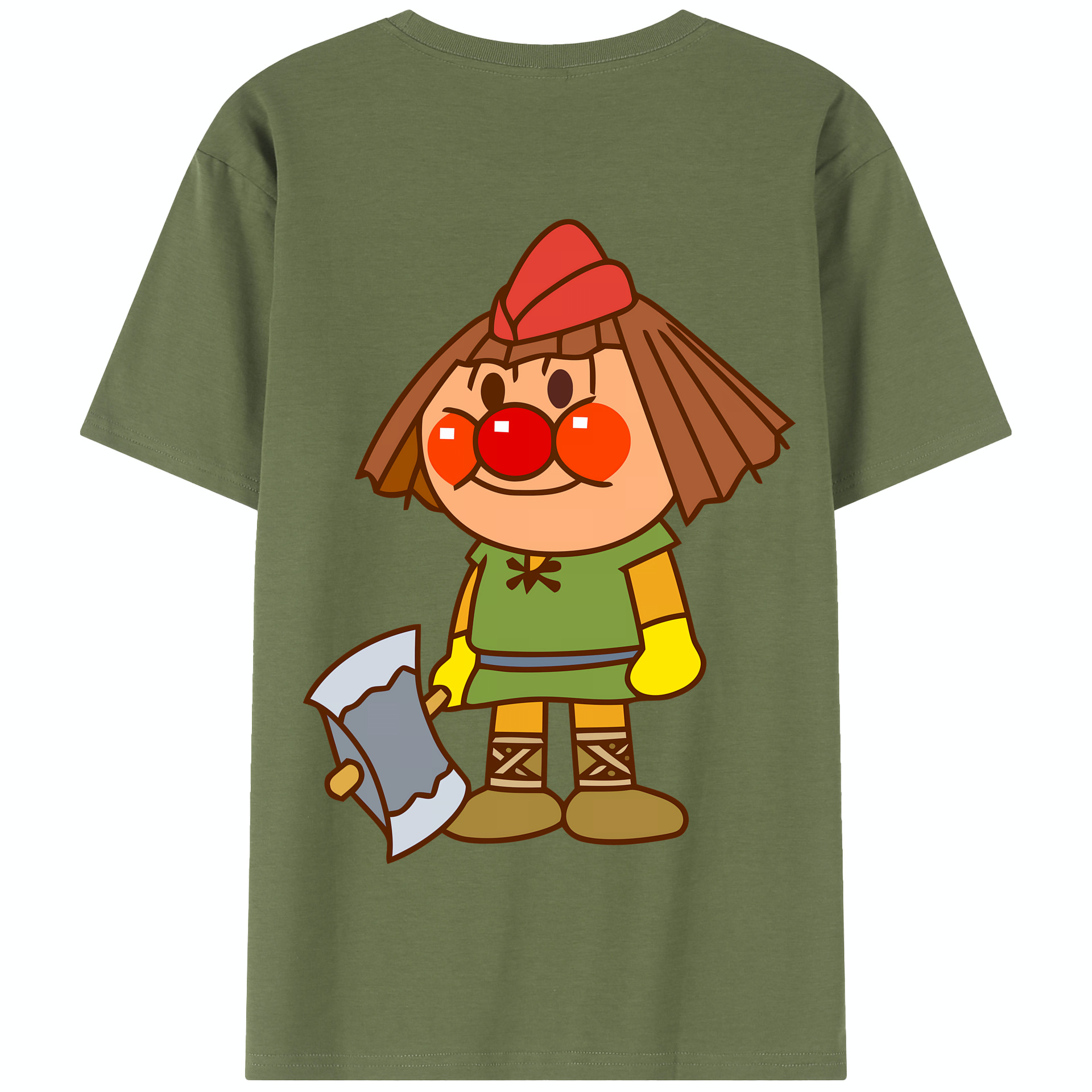 （画像用） アンパンマン Anpanman 綿100％半袖Tシャツ（背面プリント）